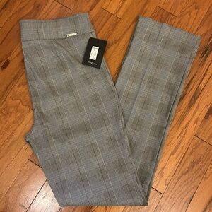 NWT Ladies 14T Gray Plaid Pants